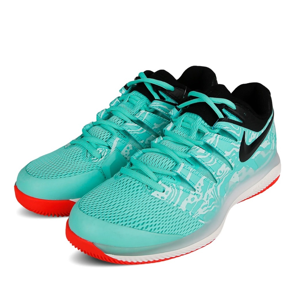 Nike Men’s Federer Court Air Zoom Vapor X HC Aurora Green